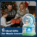 Space Music Ball Globe Toy | Light & Sound Snow Globe Space Theme | Bump & Go Moving Musical Toy with Air-Blowing Effect | Standby Light Mode & Moving Mode | Multi COlor and Design