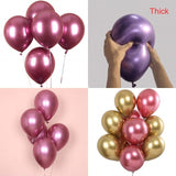 Super Shiny HD Metallic Chrome Balloons Pink for Party Decorations -Pack of 50