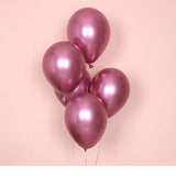 Super Shiny HD Metallic Chrome Balloons Pink for Party Decorations -Pack of 50