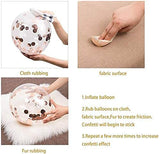 Gold HD Metallic Chrome & Clear Confetti Shining Glitter Balloons Set For Birthday, Anniversary, Welcome and All Party Celebration Decoration Supplies (A Set Of 10 Pcs)