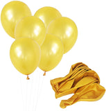 50 Pc Golden Metallic Balloons for party Decorations Birthday, Anniversary, New Year, Christmas etc