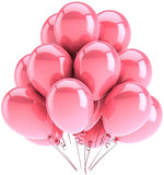 Pink Metallic Balloons For Happy Birthday Decorations ,Baby Shower,Party Supplies,Bachelorette Bride To be 50 PC