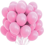 Pink Metallic Balloons For Happy Birthday Decorations ,Baby Shower,Party Supplies,Bachelorette Bride To be 50 PC