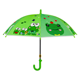 Kids Umbrella for Rain | Umbrella with Cute Cartoon Print | One Click Open | Child Safe Rounded Tips | Lightweight School Non-Foldable Stylish Umbrella for Boys & Girls and Women