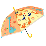 Crackles Kids Umbrella for Rain | Umbrella with Cute Cartoon Print | One Click Open | Child Safe Rounded Tips | Lightweight School Non-Foldable Stylish Umbrella for Boys & Girls and Women