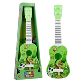 Kids Ukulele Guitar Toy 17 Inch Cartoon Theme | 4 String Musical Guitar for Beginners | Learning Instrument Toy for Boys & Girls Age 3–10 | Random Color & Design