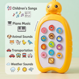 Baby Musical Phone Toy with Songs & Animal Sounds | Kids Pretend Mobile Phone Toy with Music, Weather & Vehicle Sounds | Early Learning Toy for Boys Girls | Random Color Sent