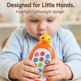Baby Musical Phone Toy with Songs & Animal Sounds | Kids Pretend Mobile Phone Toy with Music, Weather & Vehicle Sounds | Early Learning Toy for Boys Girls | Random Color Sent