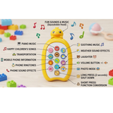 Baby Musical Phone Toy with Songs & Animal Sounds | Kids Pretend Mobile Phone Toy with Music, Weather & Vehicle Sounds | Early Learning Toy for Boys Girls | Random Color Sent