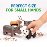 Jumbo Wild Animals Toys for Kids – 12 Pc Big Size Jungle Safari & Zoo Animals Set | Large Realistic Animal Figurines | Educational Animal Toys for Learning, School Projects & Play Age 3+