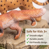 Jumbo Wild Animals Toys for Kids – 12 Pc Big Size Jungle Safari & Zoo Animals Set | Large Realistic Animal Figurines | Educational Animal Toys for Learning, School Projects & Play Age 3+