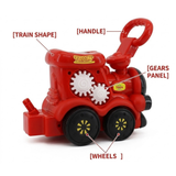 Push & Pull Train Walker Toy for Toddlers | Baby Walking Push Toy with Ting-Ting Sound | Early Learning Activity Train Toys for Kids 1–3 Years | Random Color Sent