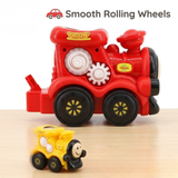 Push & Pull Train Walker Toy for Toddlers | Baby Walking Push Toy with Ting-Ting Sound | Early Learning Activity Train Toys for Kids 1–3 Years | Random Color Sent