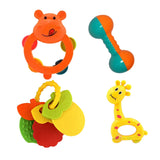 Baby Rattle Set | Toys for 0-12 Months | Perfect Just Born Baby Gifts | Rattles for Newborns, 3, 4, 5, and 6+ Month Old Boys and Girls