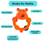 Baby Rattle Set | Toys for 0-12 Months | Perfect Just Born Baby Gifts | Rattles for Newborns, 3, 4, 5, and 6+ Month Old Boys and Girls