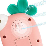 Radish Style Educational Pretend Play Cell Phone Toy | Musical Mobile with Rabbit Shape, Music, Ringtones & Lights Birthday Gifts for kids, Infant & Toddlers (Multicolor)