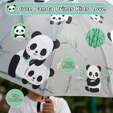 Crackles Kids Umbrella for Rain | Umbrella with Cute Cartoon Print | One Click Open | Child Safe Rounded Tips | Lightweight School Non-Foldable Stylish Umbrella for Boys & Girls and Women