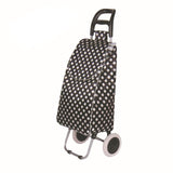 Shopping Trolley Bag with Wheels | Grocery, Fruits, Vegetables Basket | Laundry Cart | - Multi Color, Random Color.