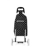 Shopping Trolley Bag with Wheels | Grocery, Fruits, Vegetables Basket | Laundry Cart | - Multi Color, Random Color.