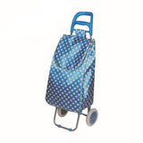 Shopping Trolley Bag with Wheels | Grocery, Fruits, Vegetables Basket | Laundry Cart | - Multi Color, Random Color.