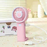 Portable Handheld Mini Fan - USB/Battery Rechargeable, High-Speed Cooling for Travel, Office & Outdoor Use | Personal Fan, Mini USB Fan - Multi Color