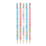 Cute Cartoon Design Mechanical Pencil Set, 2.0 HB Graphite Leads Mechanical Pencils with inbuilt sharpener - Pack of 5