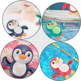 Wind-Up Cute Penguin Bath Toy for Babies & Toddlers | Floating Swimming Water Toy for Kids 1 to 5 years old | Random Color, Pack of 1 | Baby Bathtub Toy, Infant Pool Toy, Wind Up Water Toy