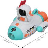 Light and Sound Musical Space Rocket Car with Astronaut – Light & Sound Toy for Kids | Space Toys for 3,4,5,6 Years Old | Birthday Gift for Newborn, Boys & Girls | Motor Skills Development