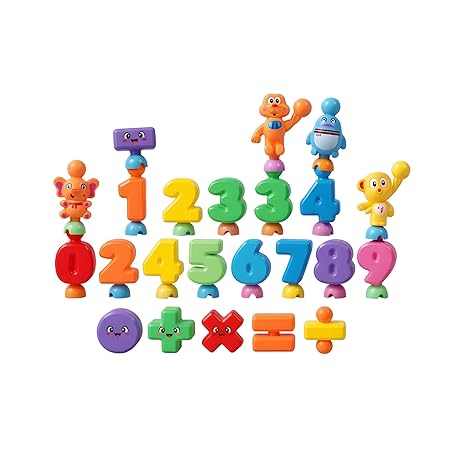 Big Size 28 Pc Toy Building Block Set with Storage Bag | Fun DIY Educational Toy for Kids | Creative Learning & Building and Construction Block Set for Children Boys and Girls