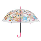 Kids Umbrella for Rain | Umbrella with Cute Cartoon Print | One Click Open | Child Safe Rounded Tips | Lightweight School Non-Foldable Stylish Umbrella for Boys & Girls and Women
