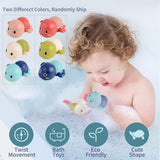 Wind-Up Turtle Bath Toy for Babies & Toddlers | Floating Swimming Water Toy for Kids 1 to 5 years old | Random Color, Pack of 1 | Baby Bathtub Toy, Infant Pool Toy, Wind Up Water Toy