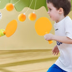 Portable Door Hanging Table Tennis Trainer for Kids | Indoor Ping Pong Game Set with 2 Rackets and 4 Balls | Fun Sports Toy for kids