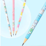 Cute Cartoon Design Mechanical Pencil Set, 2.0 HB Graphite Leads Mechanical Pencils with inbuilt sharpener - Pack of 5