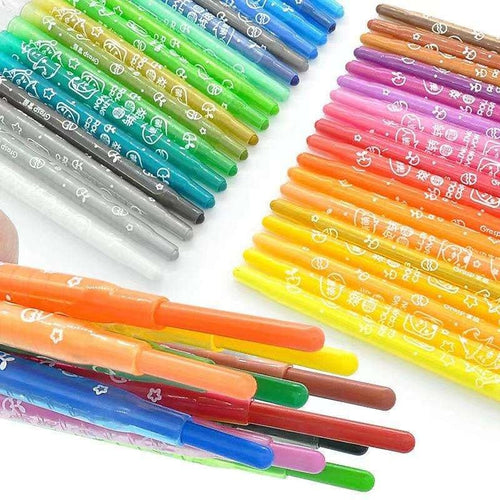 Twist Crayons For Kids-12 Pcs Crayon Set For Kids,Coloring Kit For Kids,Crayon For Drawing&Painting For Kids,Art&Craft Kit,Birthday Return Gifts For Kids(Pack Of 1 Multicolor)