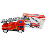 Fire Rescue Truck Toy with Light & Sound | 360° Rotating Ladder & Bump and Go Action | Fire Engine/Fire Brigade Truck Toy for Kids Boys Aged 3, 4, 5, 6 Years Old | Battery Operated