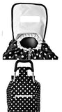Shopping Trolley Bag with Wheels | Grocery, Fruits, Vegetables Basket | Laundry Cart | - Multi Color, Random Color.