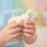 Farm Animals Figure Toy - 12 Pcs Realistic Animals Toy for Kids with Fence Trees and Eggs, Animal Figure Playset, Learning and Educational Toys for Kids