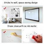 45x200 CM Re Usable Whiteboard Sticker for Kids | Self Adhesive White board for Home, School, Office | Includes 1 Marker | Easy Install, Perfect for Creative Learning - Pack of 1