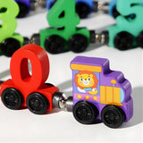 Small Wooden Magnetic Digital Train Toy for Kids (0–10) | Montessori & STEM Learning Number Train with Engine | Early Learning Educational Toy for Toddlers & Preschool Kids