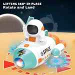 Light and Sound Musical Space Rocket Car with Astronaut – Light & Sound Toy for Kids | Space Toys for 3,4,5,6 Years Old | Birthday Gift for Newborn, Boys & Girls | Motor Skills Development