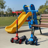 Foldable Kick Scooter for Kids | Skating Cycle Style Scooter with Adjustable Handle & Foldable Design Lightweight Ride-On Toy for Boys & Girls Outdoor Toy