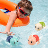 Wind-Up Turtle Bath Toy for Babies & Toddlers | Floating Swimming Water Toy for Kids 1 to 5 years old | Random Color, Pack of 1 | Baby Bathtub Toy, Infant Pool Toy, Wind Up Water Toy