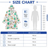 Kids Printed Raincoat for Boys & Girls, Hooded Waterproof Rain Coat with Full Sleeves and Front Button Closure, for 8-11 Years Girls and Boys, Child Height 110–130 cms