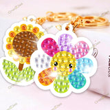 DIY Diamond Painting Sticker Kit for Kids, 15 Cute Animal & Nature Gem Art Stickers, 5D Diamond Art & Craft Kit with Colourful Rhinestones & Tools, Birthday Gift for Boys & Girls 6-12 Years