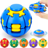 3D Printed Press to Spin Fidget Stress Ball | 360° Smooth Rotation Sensory Fidget Spinner | Birthday Return Gifts for Kids | Party Favours | Desk Fidget Toy for Teens & Adults Set