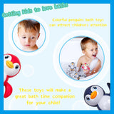 Wind-Up Cute Penguin Bath Toy for Babies & Toddlers | Floating Swimming Water Toy for Kids 1 to 5 years old | Random Color, Pack of 1 | Baby Bathtub Toy, Infant Pool Toy, Wind Up Water Toy