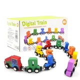 Small Wooden Magnetic Digital Train Toy for Kids (0–10) | Montessori & STEM Learning Number Train with Engine | Early Learning Educational Toy for Toddlers & Preschool Kids