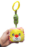 Hanging Soft Rattle Toys for Babies Girls Boys Car Seat Crib Cot Plush Soft Rattle Toy (Random Multi Color - Tiger)