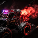 1:16 Remote Control Car - 2WD Light and Smoke Mist Car | Monster Truck with Rechargeable Battery | 4 Wheels Climb Off Road High Speed | Car Toys for Kids - Rock Crawler - Random Colors