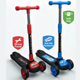 Foldable Kick Scooter for Kids | Skating Cycle Style Scooter with Adjustable Handle & Foldable Design Lightweight Ride-On Toy for Boys & Girls Outdoor Toy